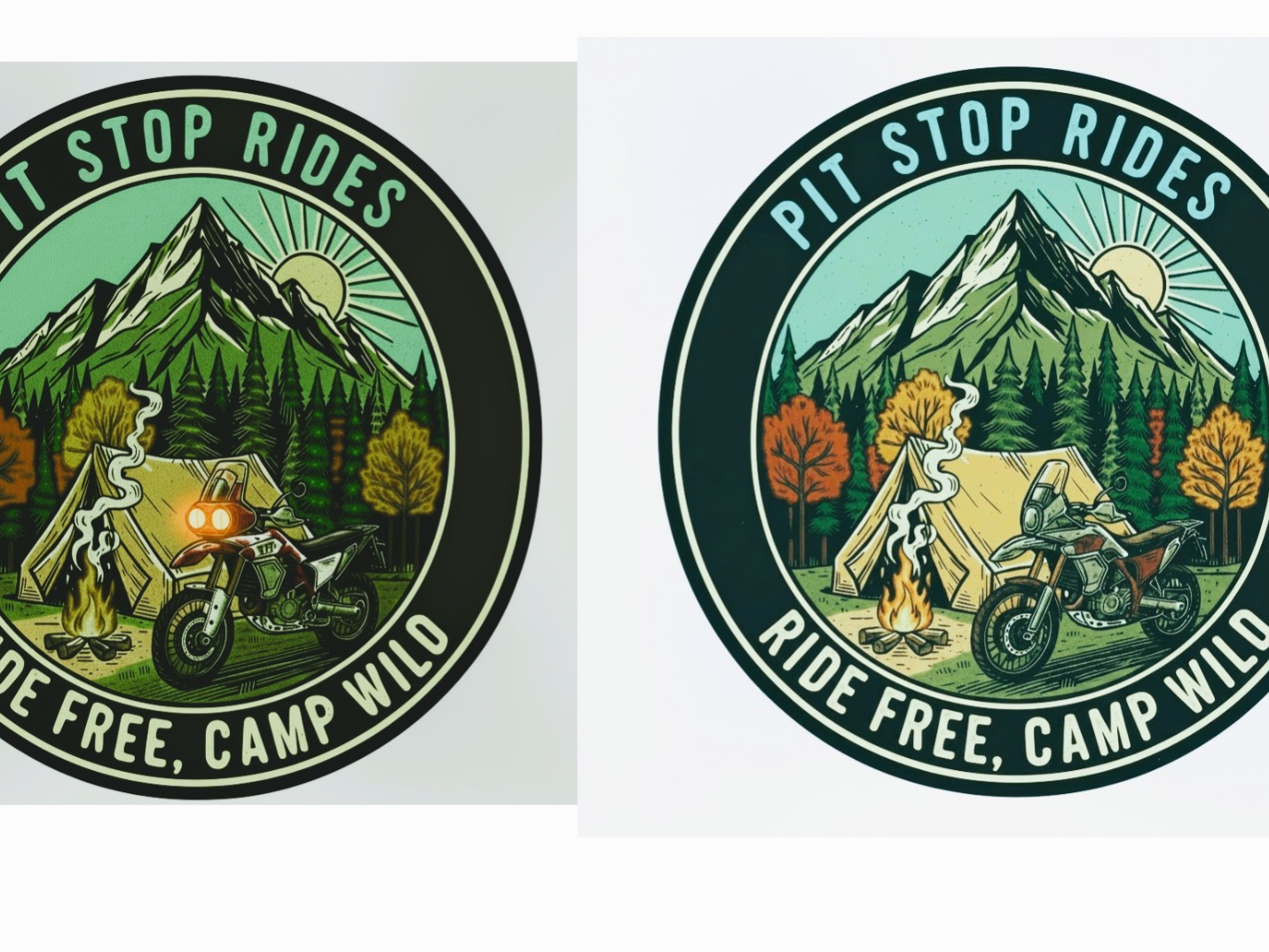 Camping lithography and laser cut model
