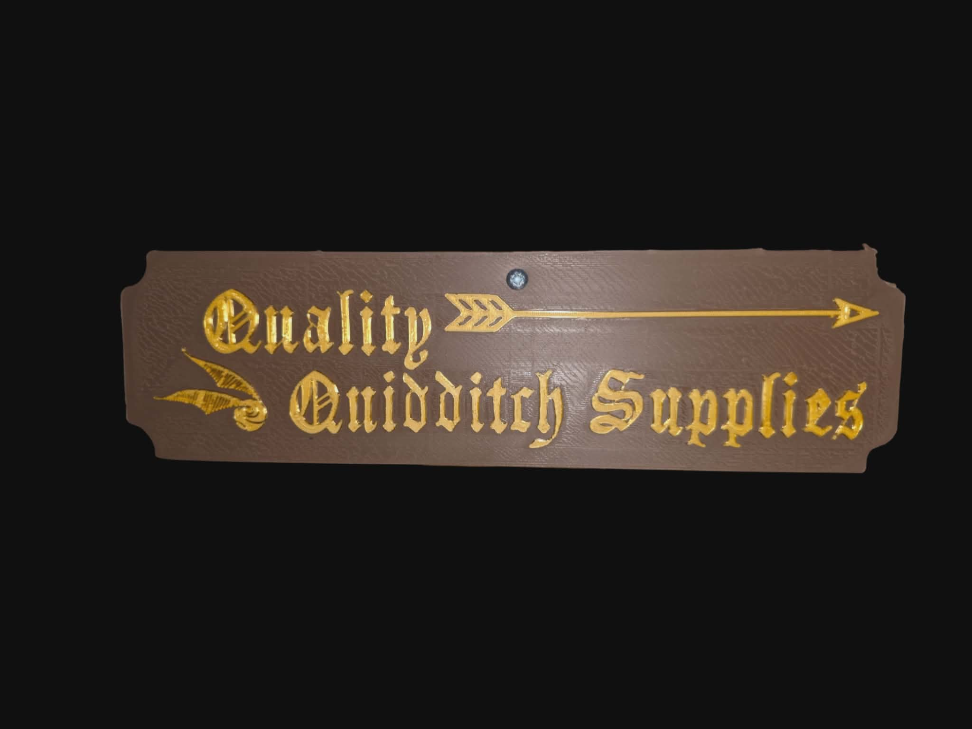 Quality Quidditch Supplies shop sign Harry potter