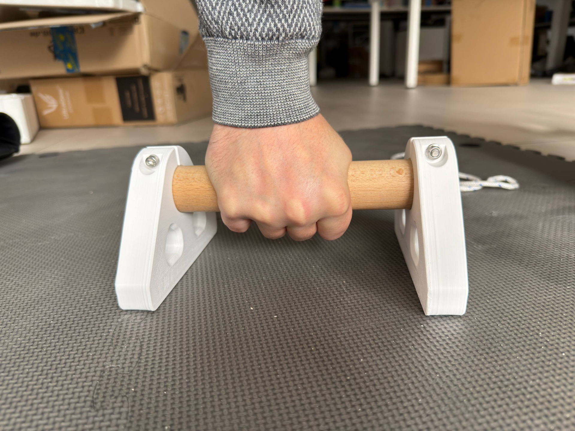 Barra de flexiones para calistenia