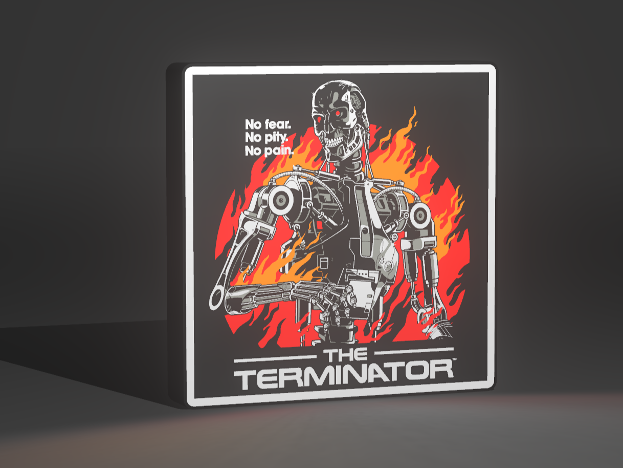 Lightbox TERMINATOR ENDOSKELETON