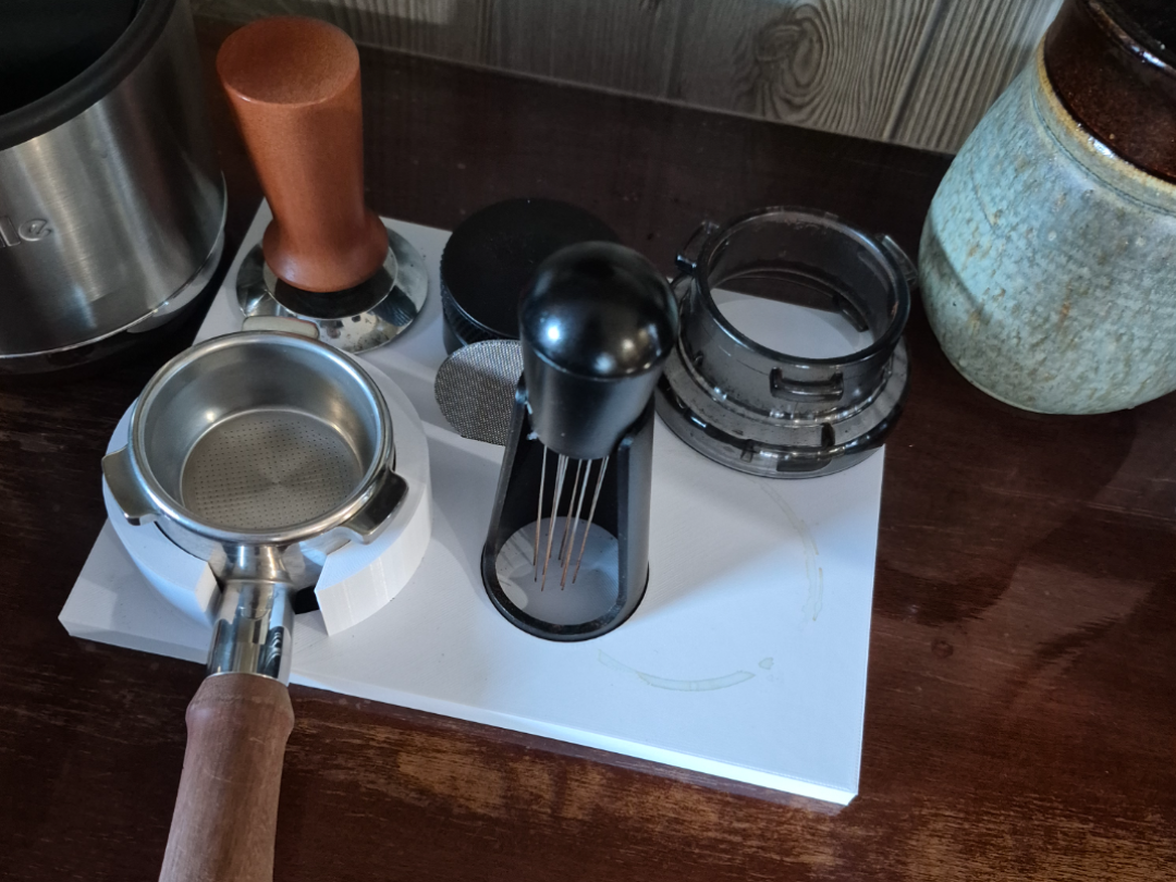 Accessories stand for espresso machine 54mm