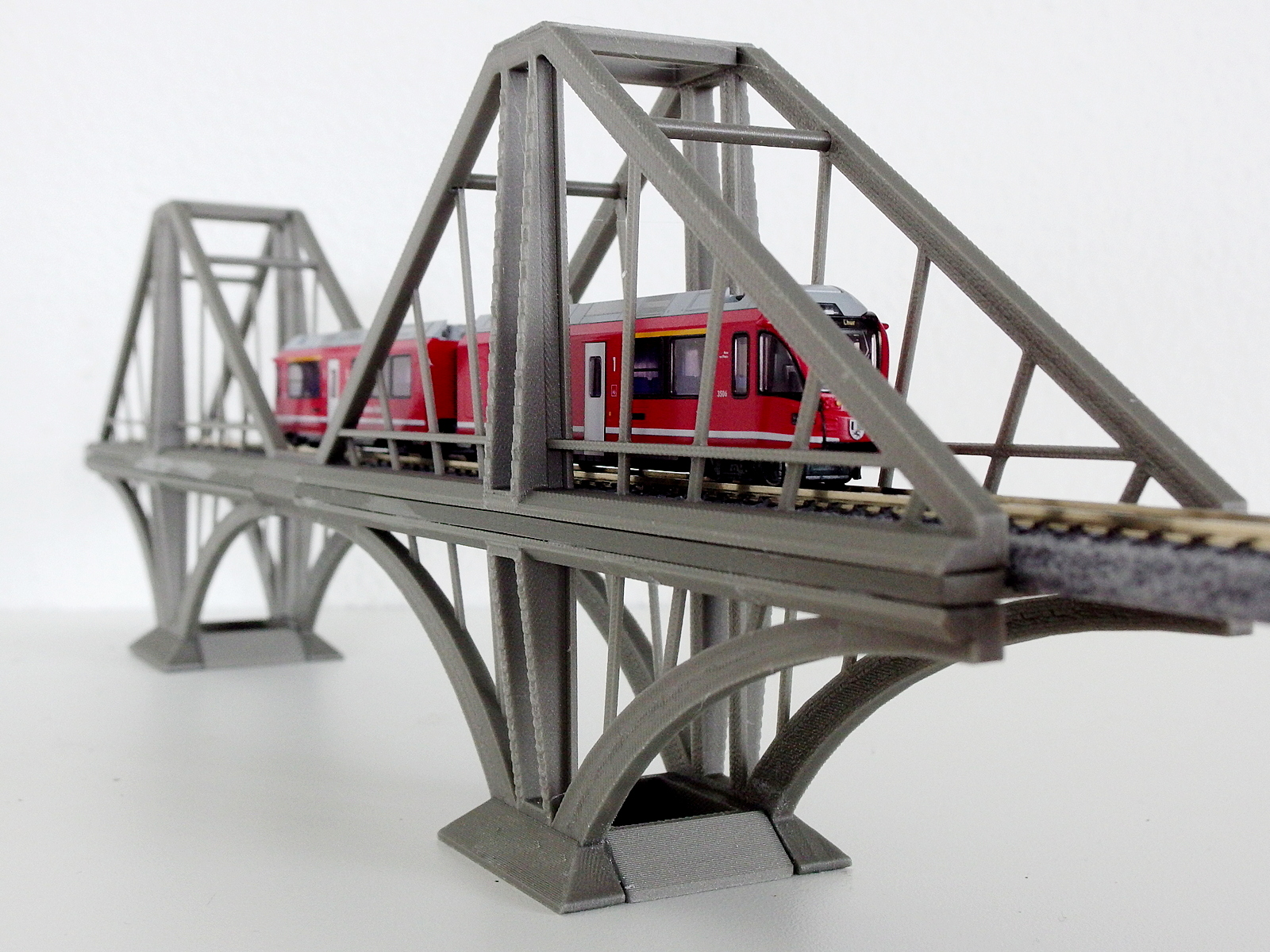Cantilever Railway Bridge - H0 Scale