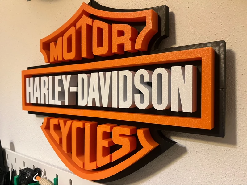 Insegna Harley Davidson da montare - NO AMS