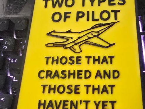 R/C pilot sign
