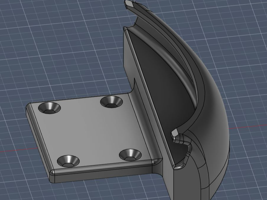 Vertical Skateboard Deck wall display mount