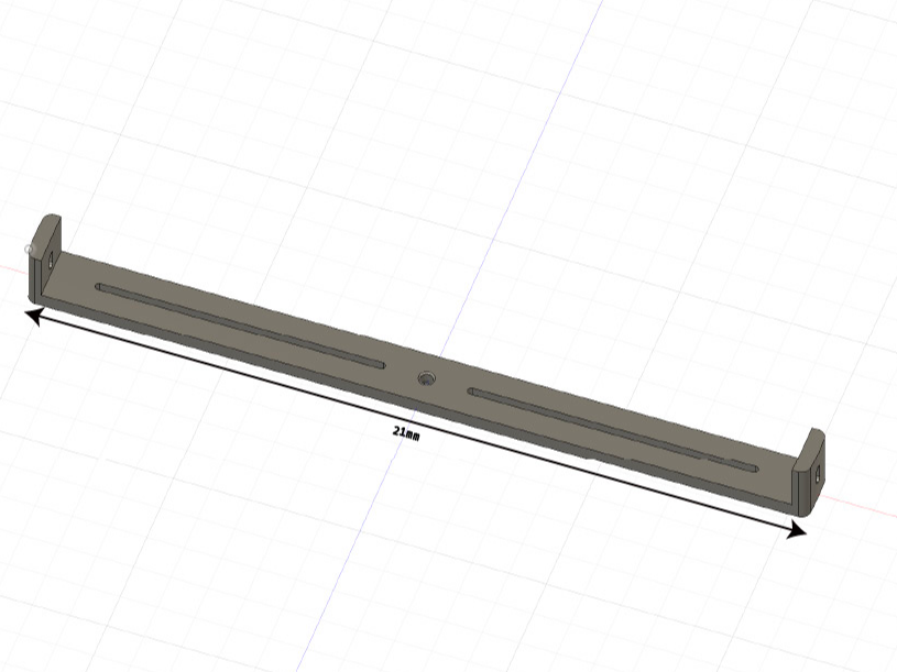 Suporte para luminaria led Paflon Redonda 21mm