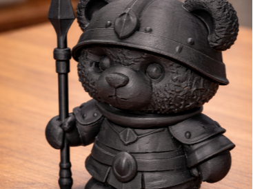 Cute bear warrior