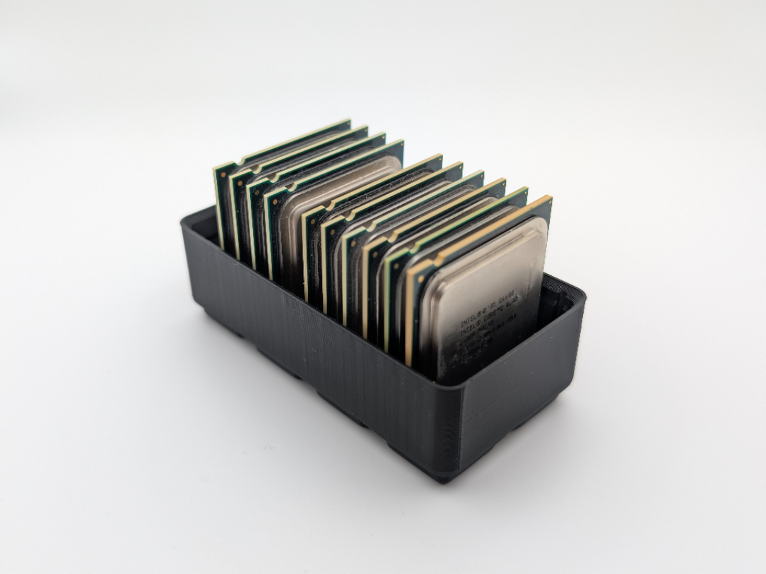 Gridfinity 1x2 Socket 775/771 cpu storage box