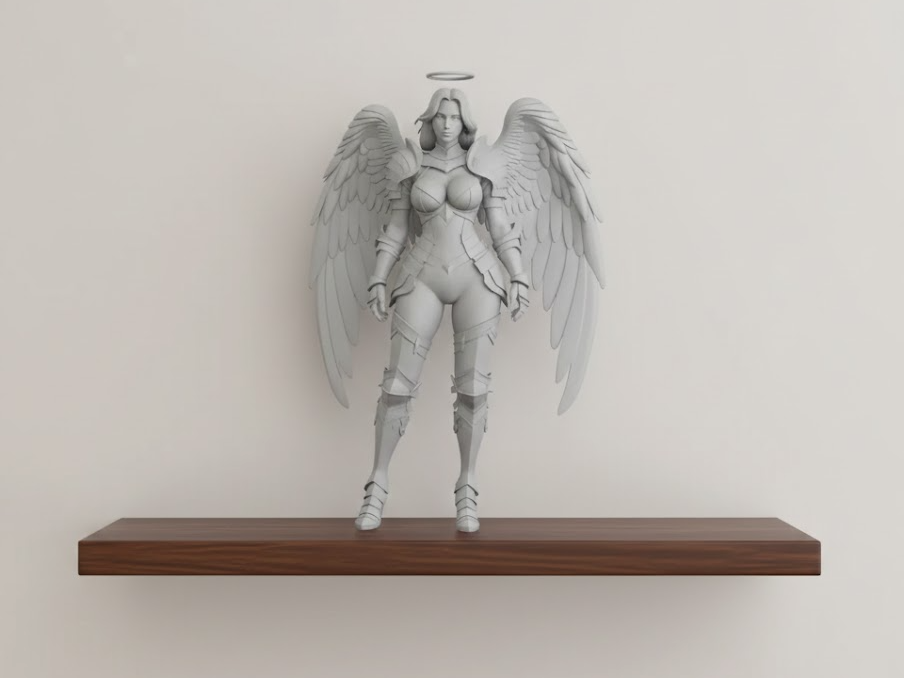angel woman in armor 4