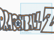 dragon ball Z word art