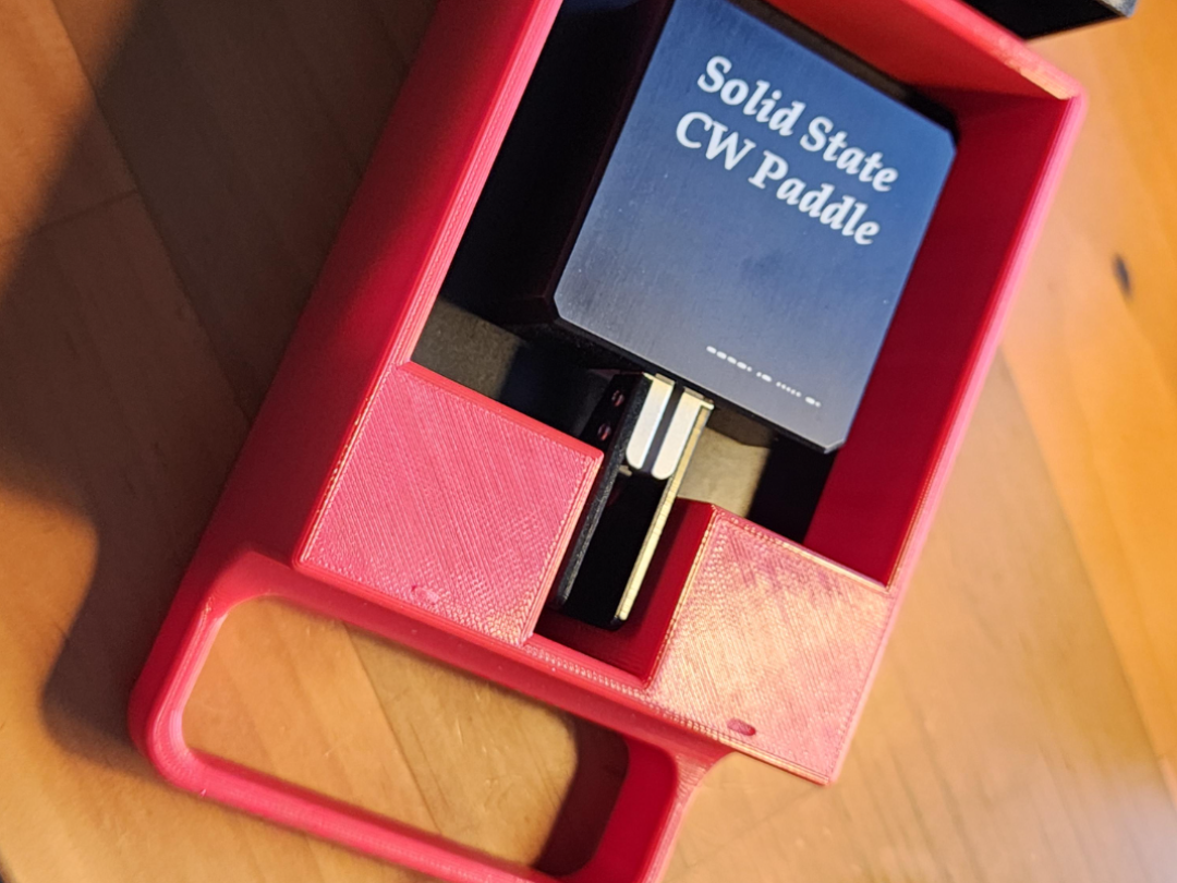 9A5N Solid State CW Paddle Travel Case