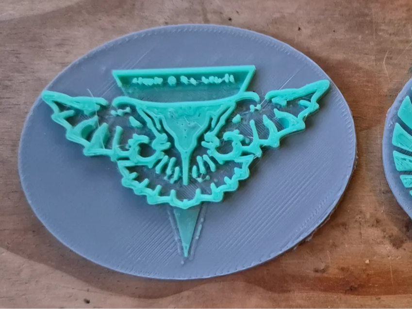 Romulan Badge Star Trek - Both Designs