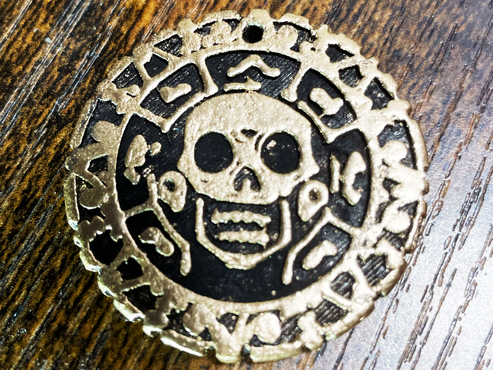 Aztec Gold Doubloon Pirates of the Caribbean