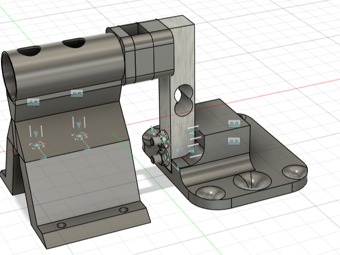 Load cell aperture for model rocket motor