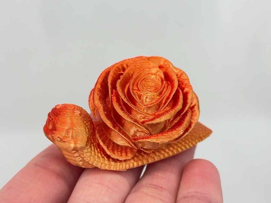 Valentines Snail Holding Rose - Gift