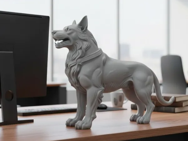 dog statue