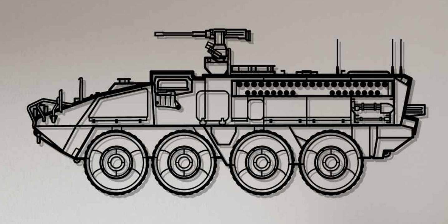 M1126 Stryker Wall Art