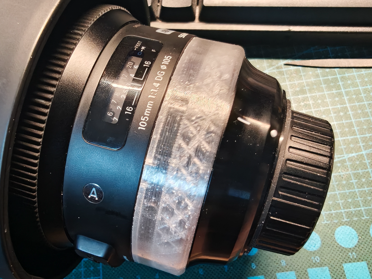 适用于适马105mm F1.4 DG HSM镜头PT-21保护壳的替换件
