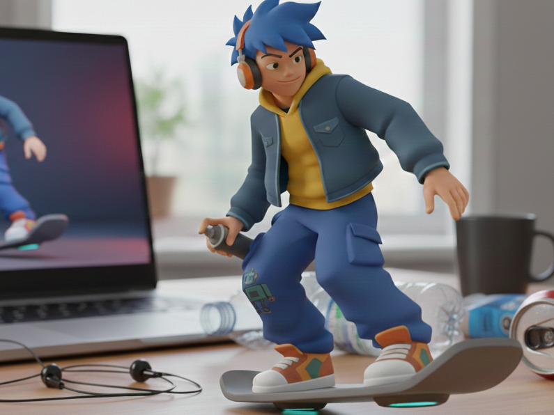Cyberpunk Custom Art Character