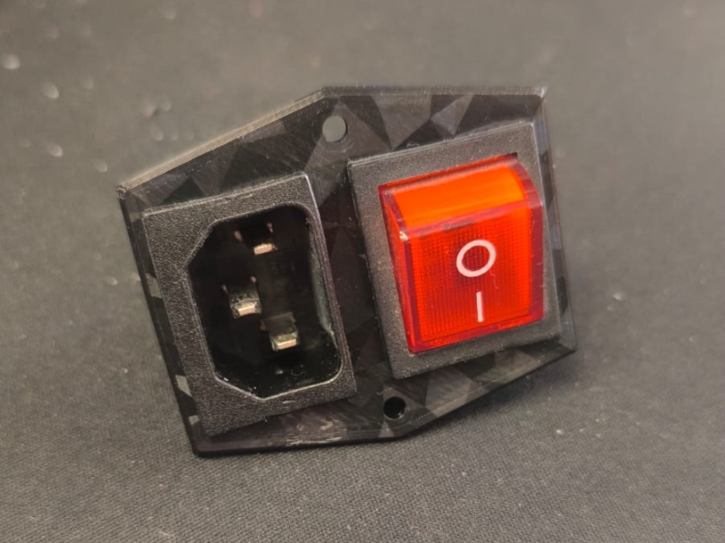 Adapter IEC C14 /Rocker switch