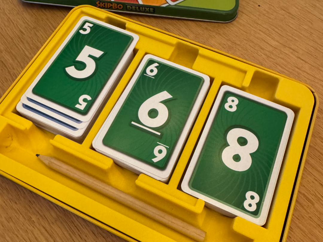 SkipBo Deluxe Inlay