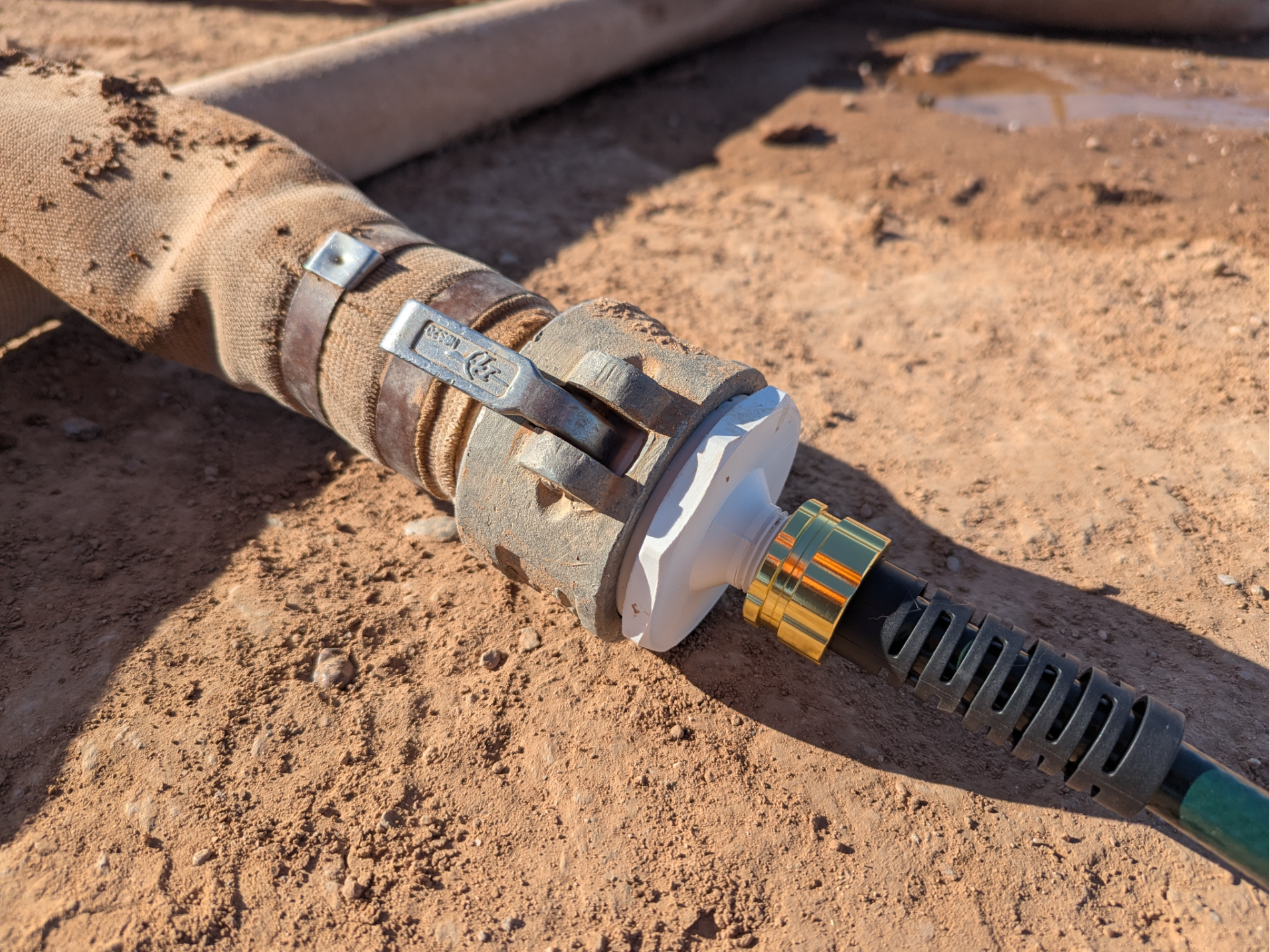 2.5" Cam-Lock to Garden Hose Adapter