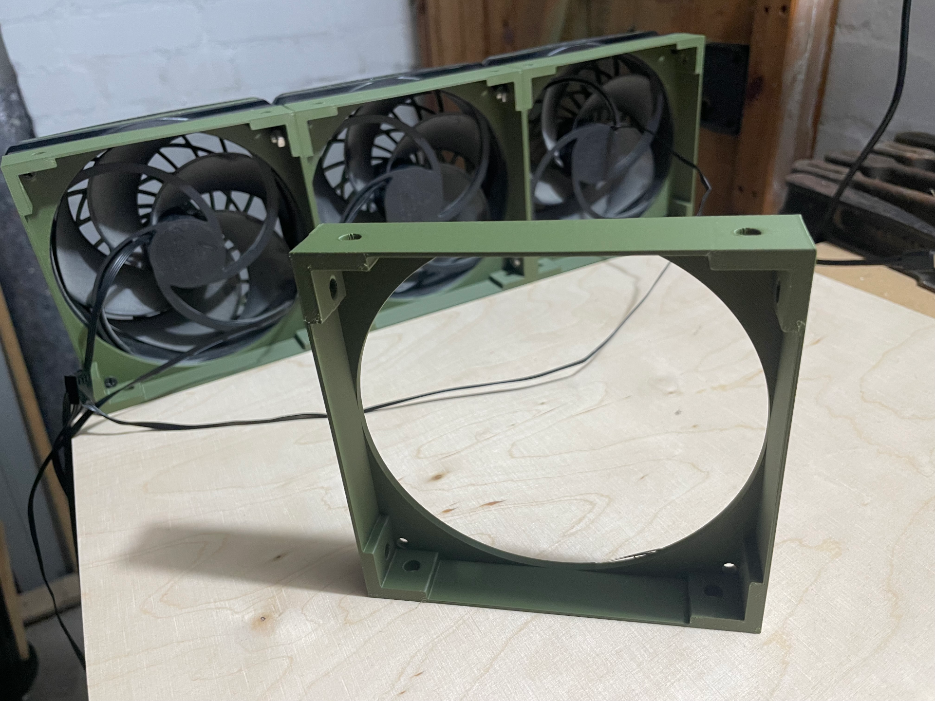 120mm fanmounting solution