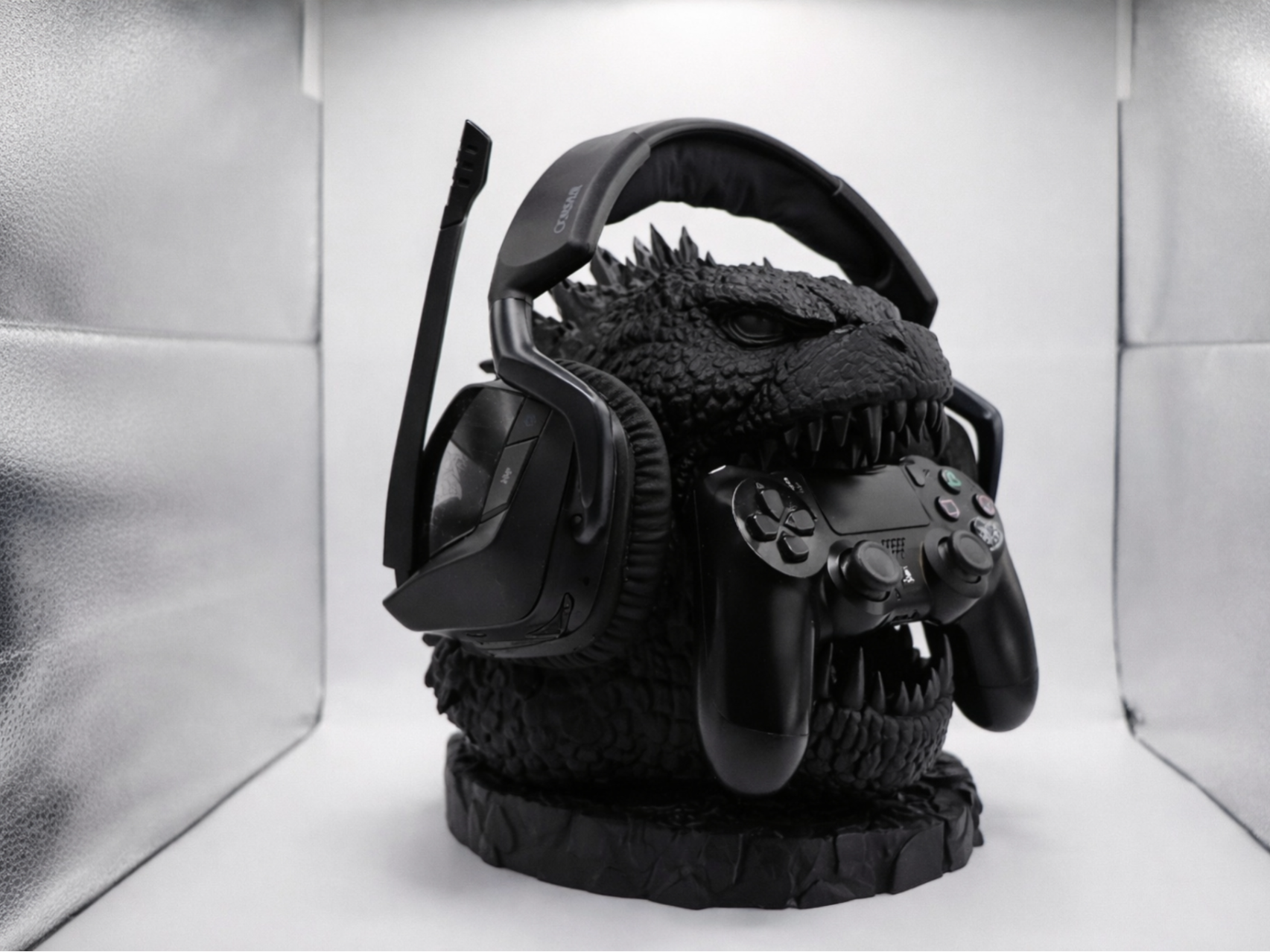 Godzilla Controller & Headphone Holder