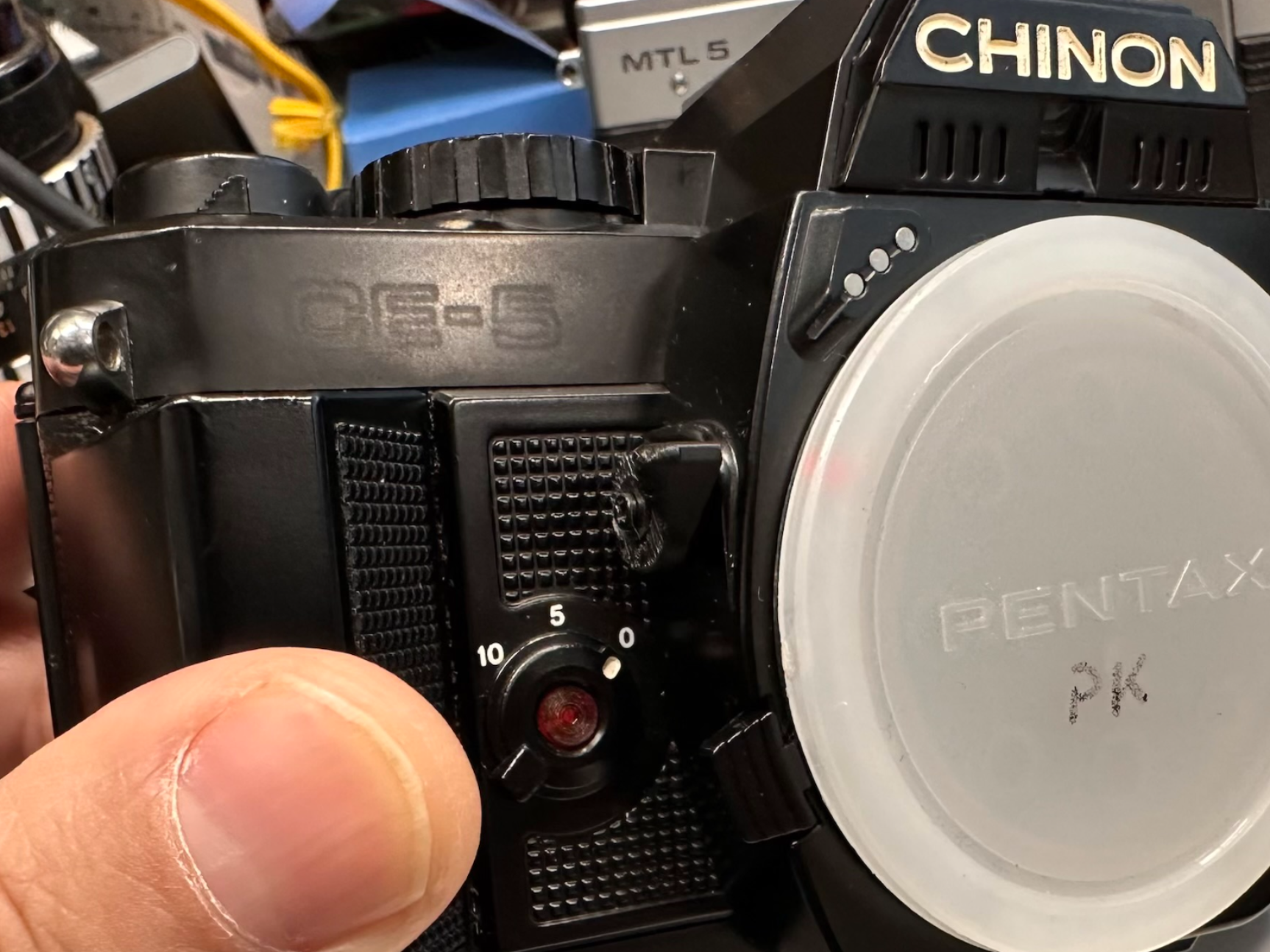 Depth of field preview leaver