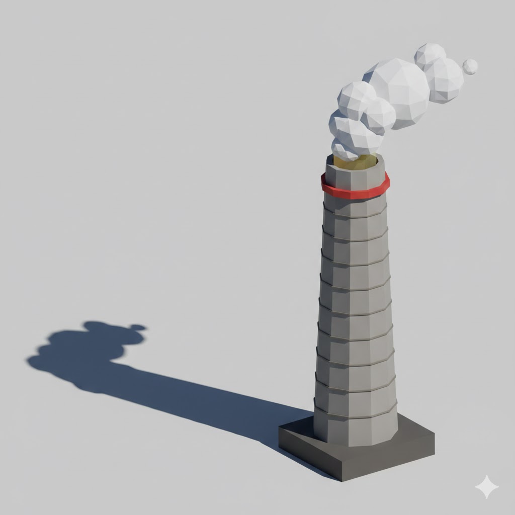 Low Poly Factory Chimney