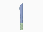 Machete With a Hole (for a special visual effect)