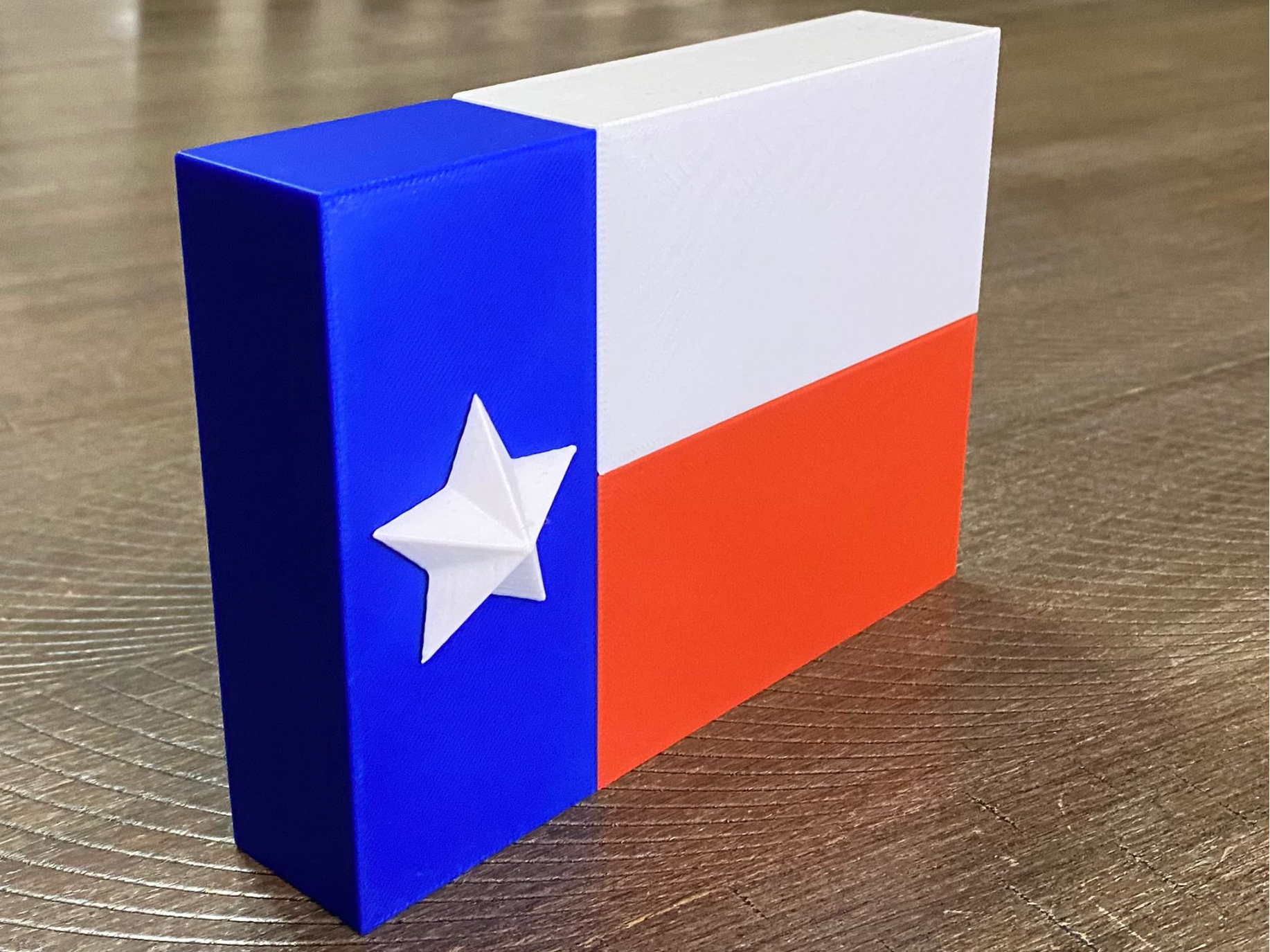 3D State of Texas Flag (Lone Star State Flag)