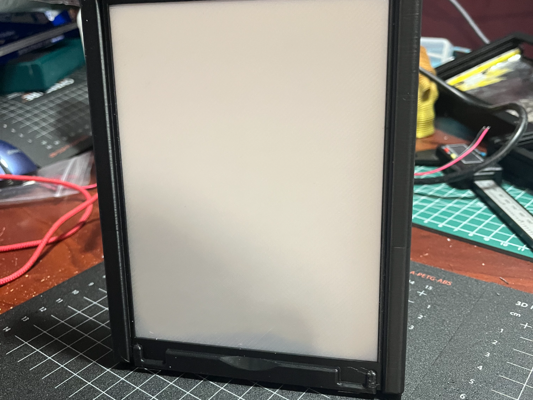 Lithophane frame with usb-c for led strip