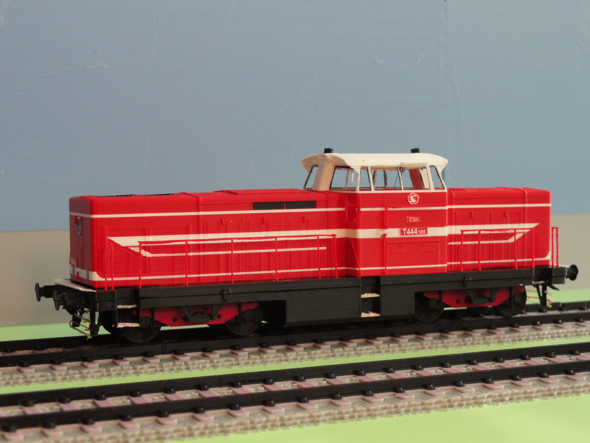 Diesel Locomotive T444.1 ČSD "Karkulka" H0