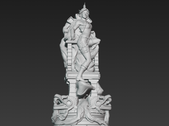 Lara Croft Tomb Raider – statua fan art