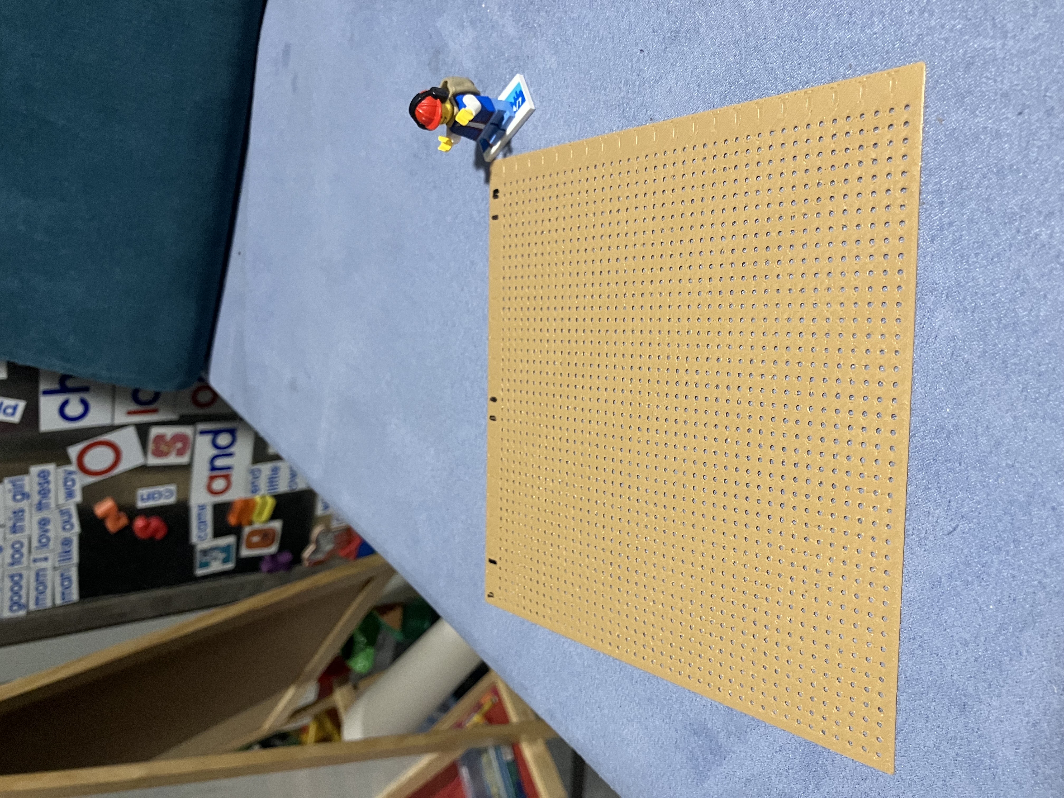 Grid Measurement Gauge Template 178x178, 2mm Holes