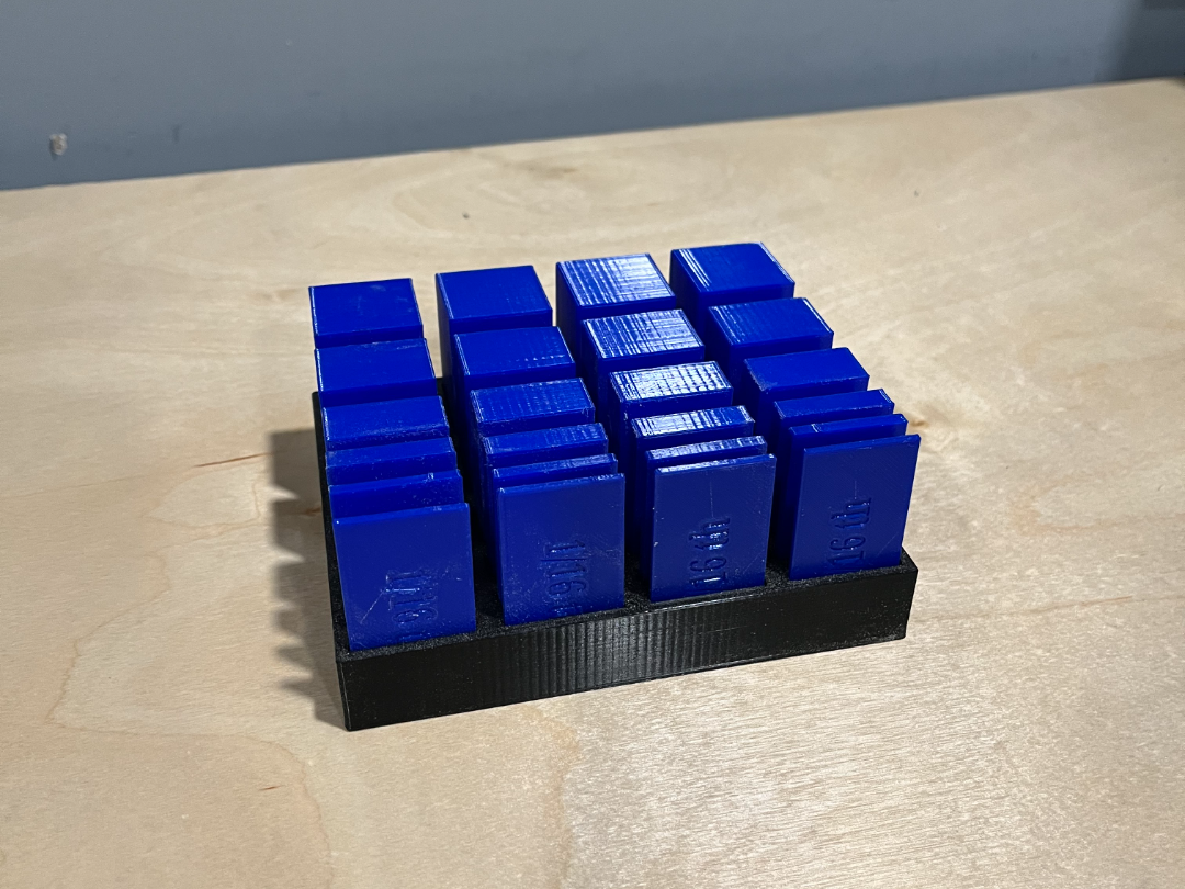 Wood Workers Thickness Blocks