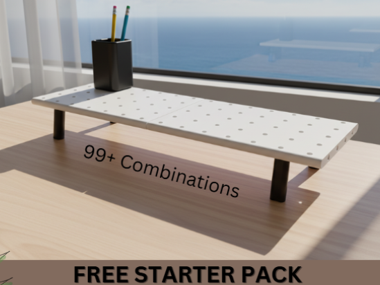 FREE STARTER PACK | Modular Desk Shelf