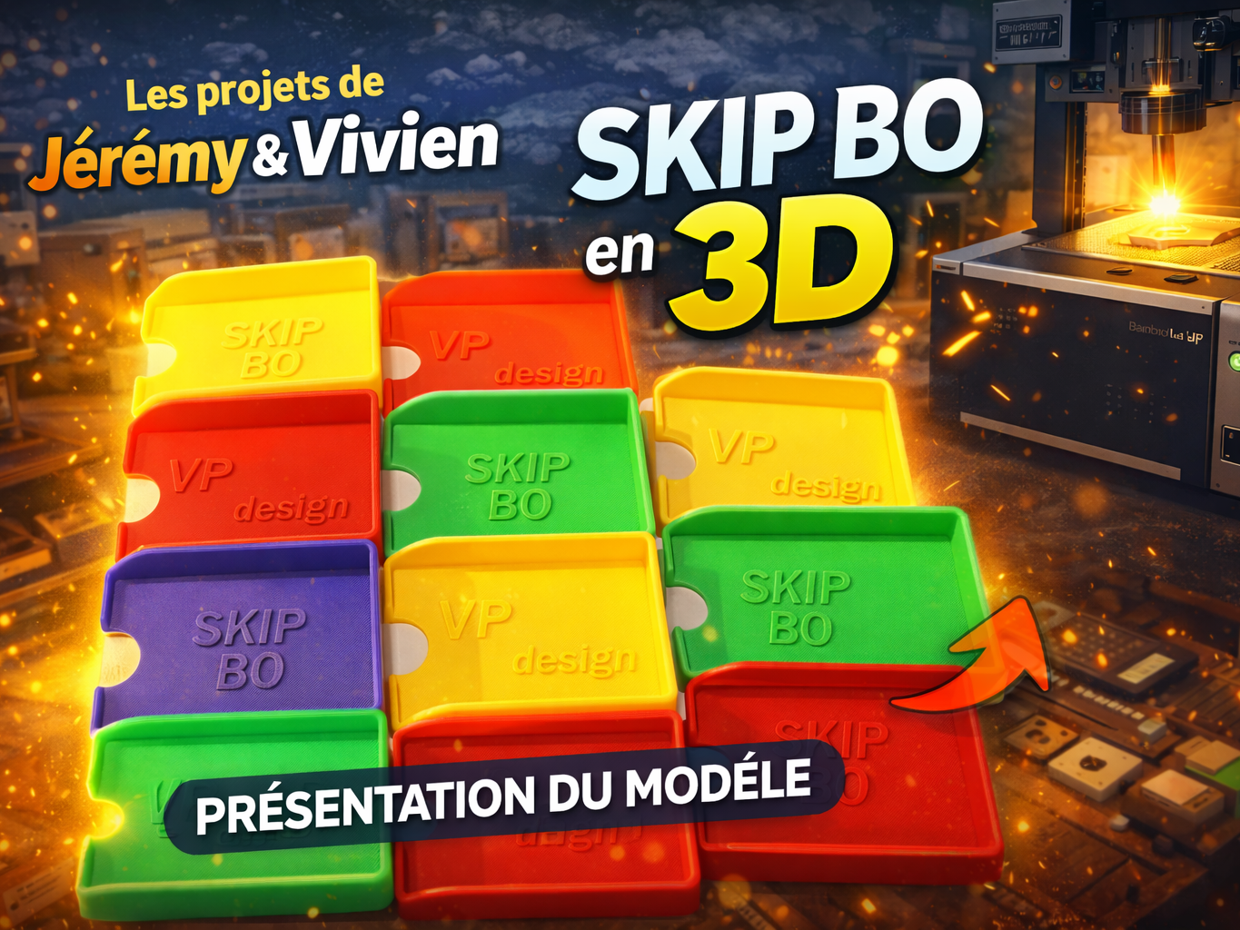 Sabot de pioche pour skip bo