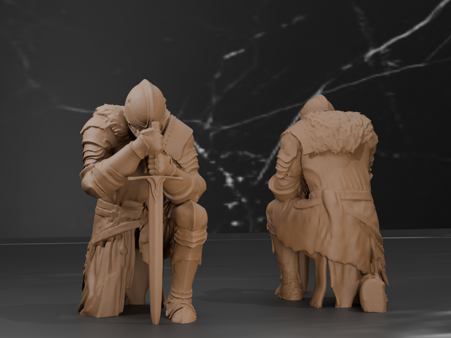 Kneeling Knight