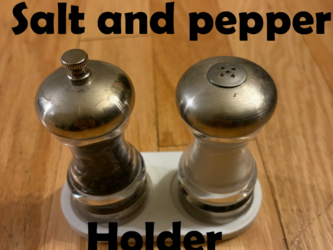 Salt and pepper holder