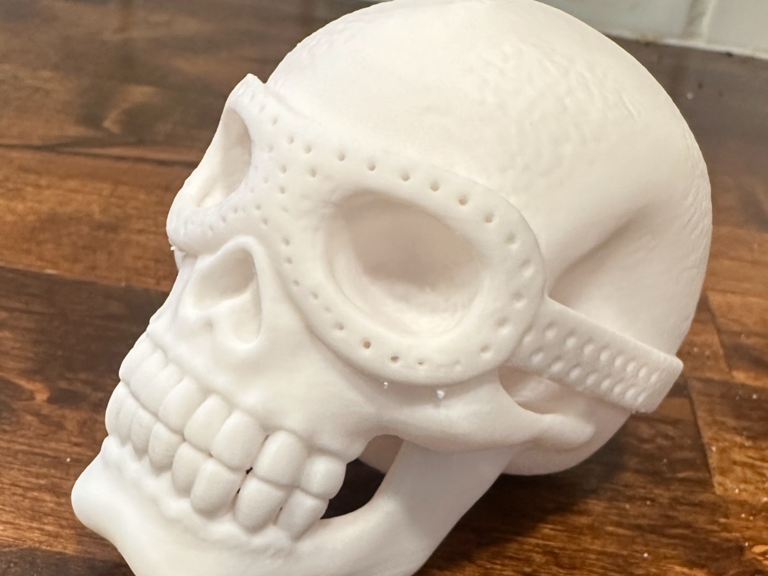 Speed Skull Tattoo - 3D Printable Display Flash