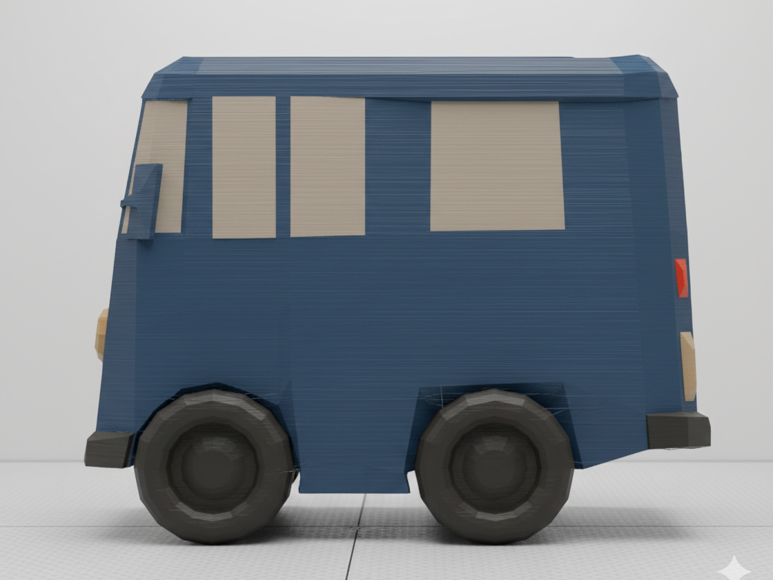 minibus statue