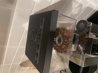 COVER FOR COFFEE GRINDER WITH ROCKET LOGO