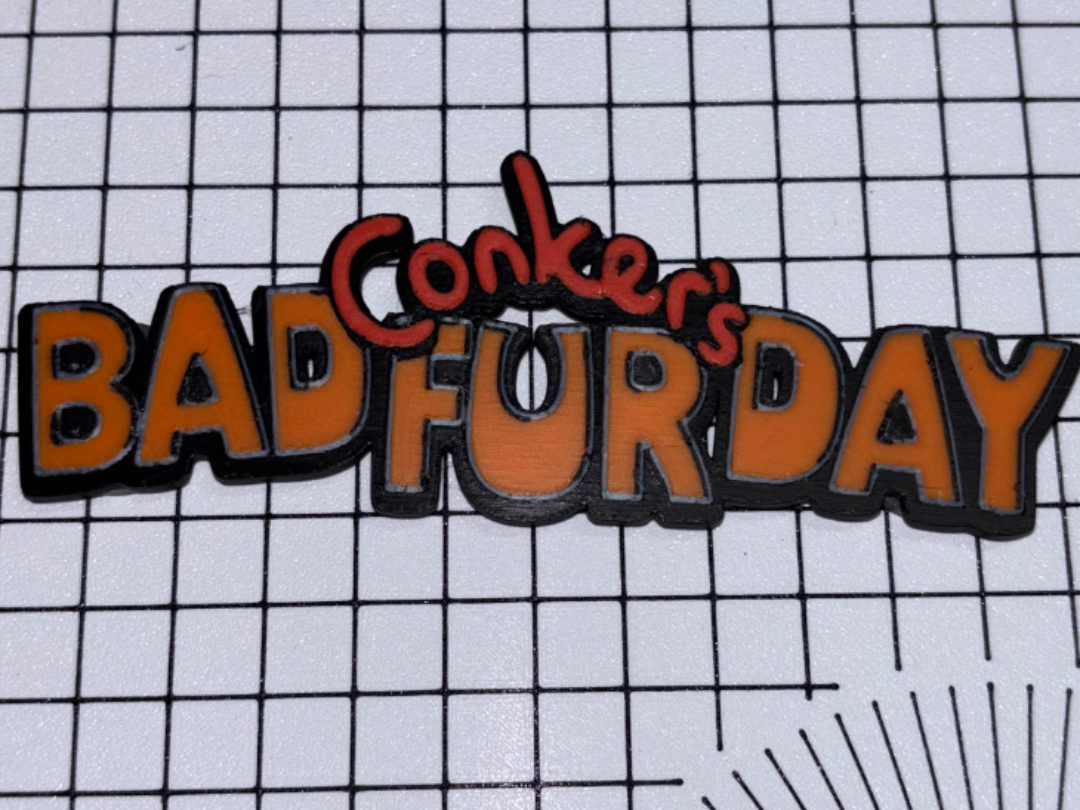 Conkers Bad Fur Day Logo