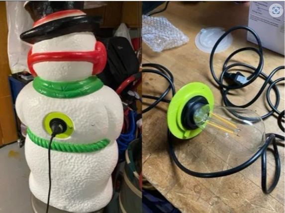 Grand Venture Santa, Snowman etc Lighting Repair