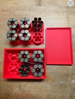 45ACP Moon Clip Range Box Tray Webley, Smith, Colt