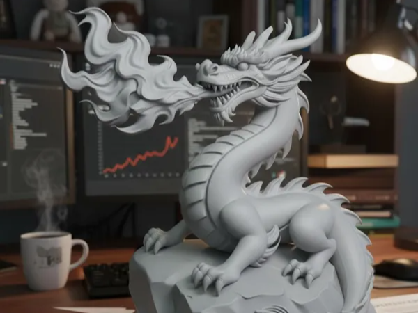 terrestrial dragon, breathing fire