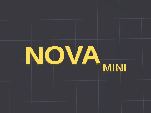NOVA Mini Schriftzug