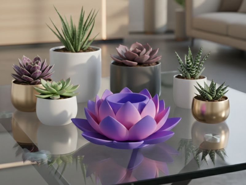 Maceta Flor de Loto Zen